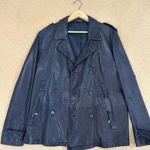 Hugo Boss Lamb skin Leather Jacket